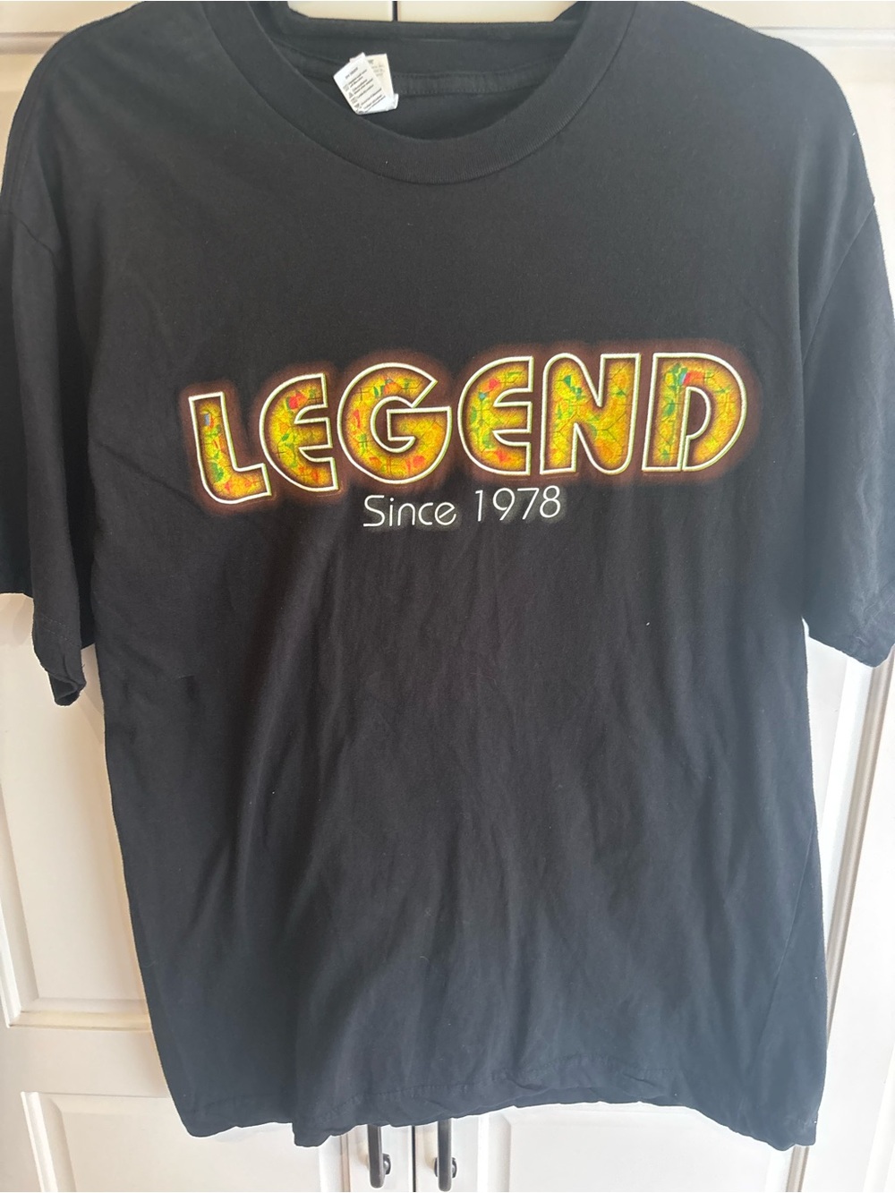 Legend Since 1978 Black Graphic Tee size Large